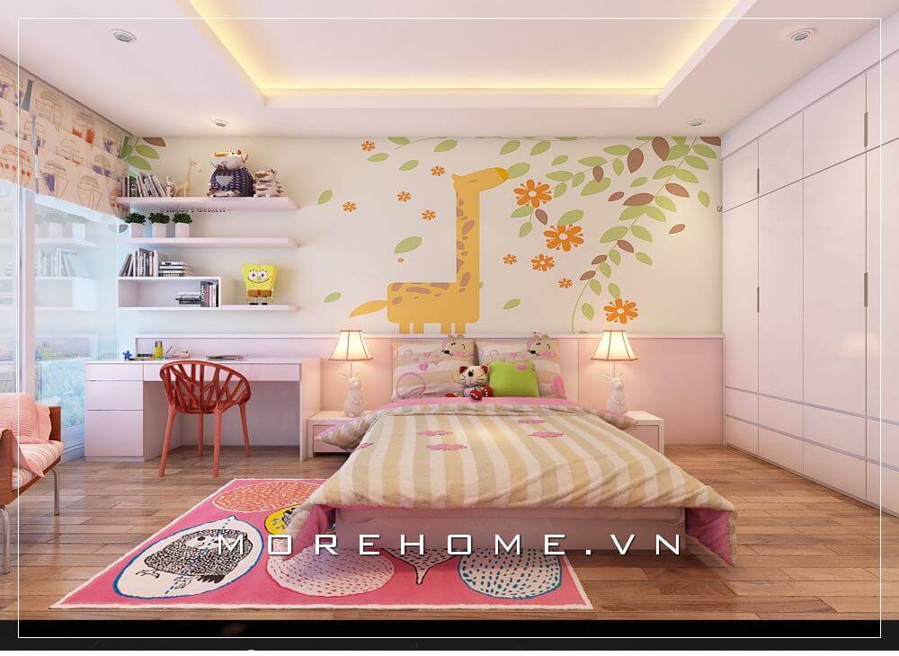 Nội thất phòng ngủ bé gái